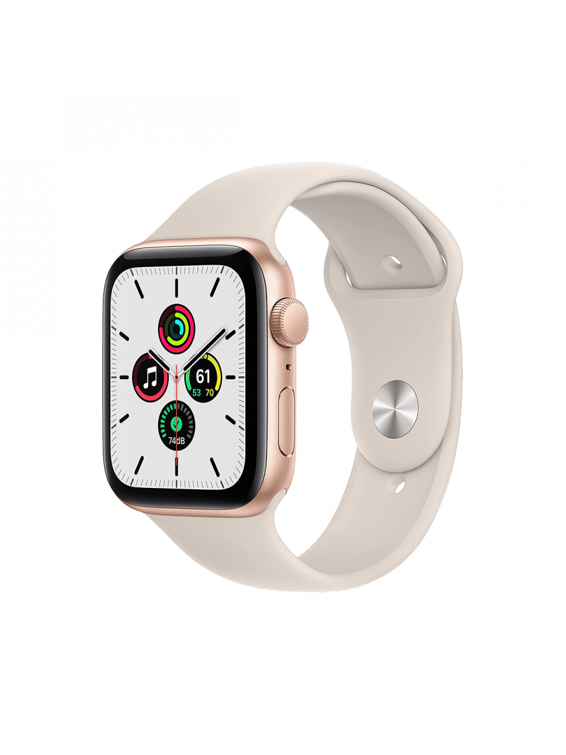 Apple Watch SE (GPS, 44mm) - Gold Aluminium with Sports Band 