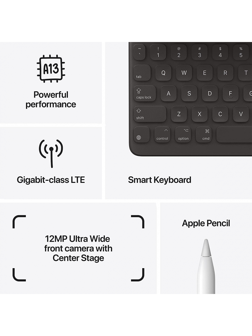Apple 10.2" iPad 9th Generation (Wi-Fi + Cellular, 256GB) 