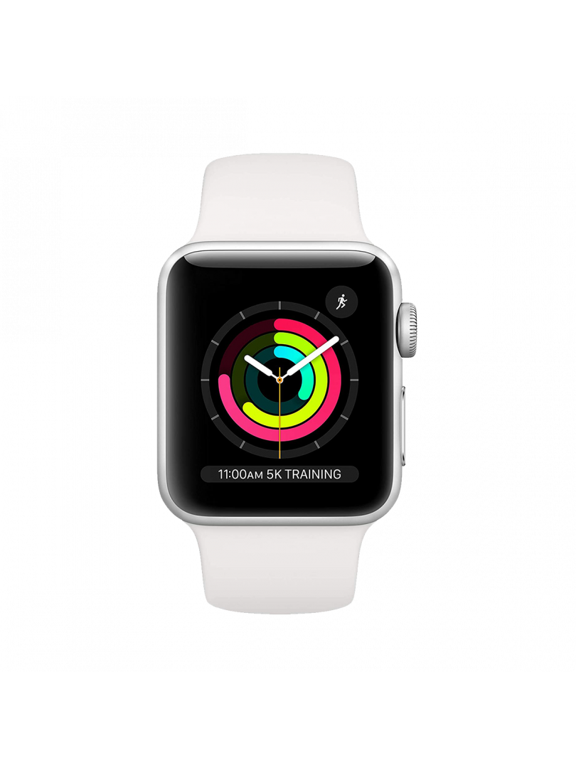 Apple Watch Series 3 (GPS, 38mm) Silver Aluminium Case with Sport Band 