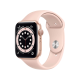 Apple Watch Series 6 (GPS, 44mm) - Gold Aluminium with Sports Band - Pink Sand