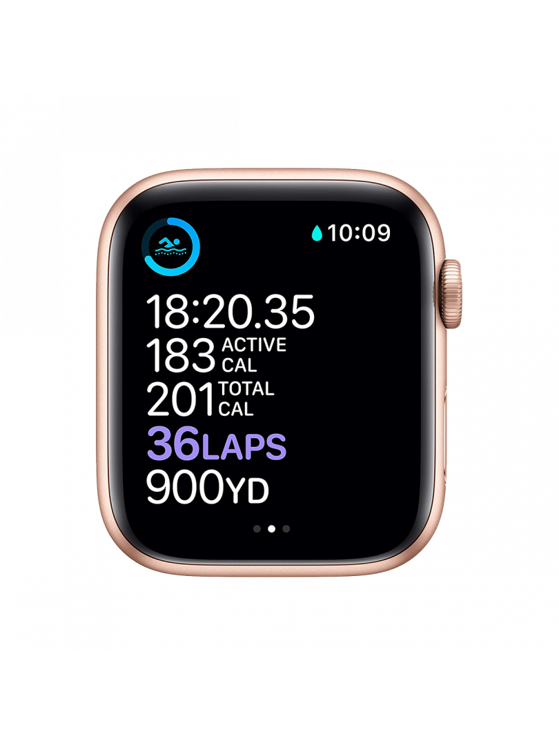 Apple Watch Series 6 (GPS, 44mm) - Gold Aluminium with Sports Band 