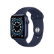 Apple Watch Series 6 (GPS, 44mm) - Blue Aluminium with Sports Band - Deep Navy