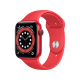 Apple Watch Series 6 (GPS, 44mm) - (PRODUCT)RED Aluminium with Sports Band - (PRODUCT)RED